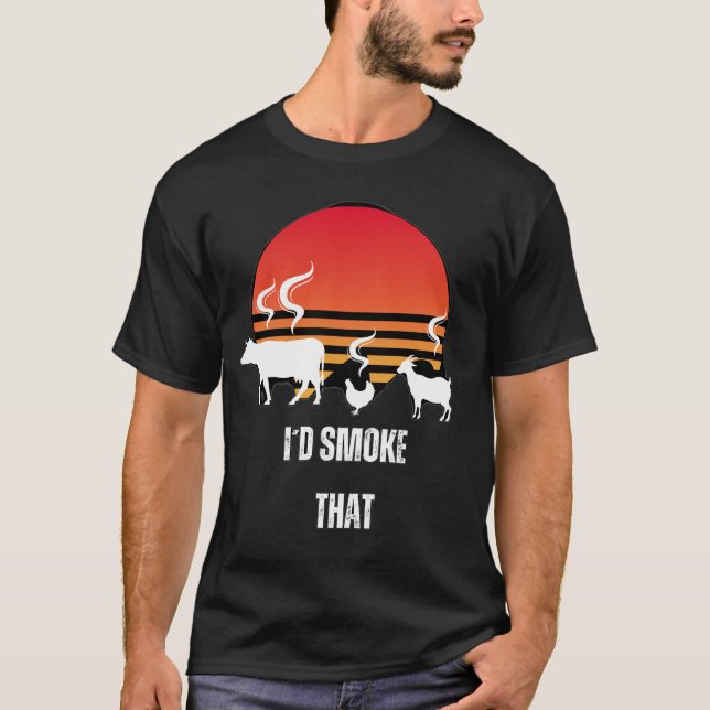 Camiseta Chama de CHURRASCO: Designs sensoriais (Frente)