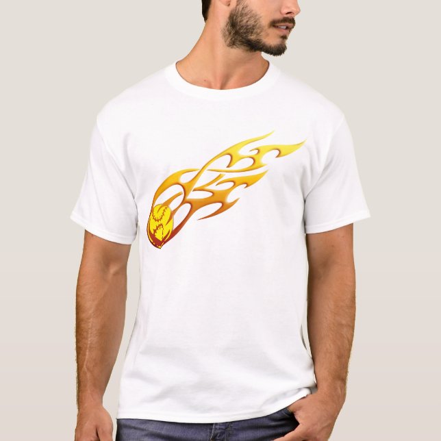 Camiseta Chama do softball (Frente)