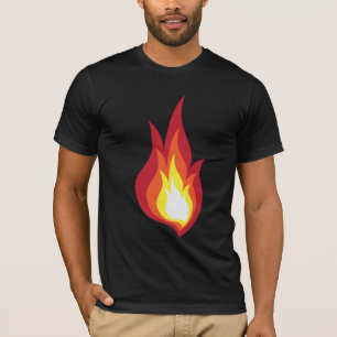 Camiseta Chama do traje do fogo - incandesce