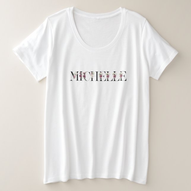 Camiseta Chama Michelle. (Frente do Design)