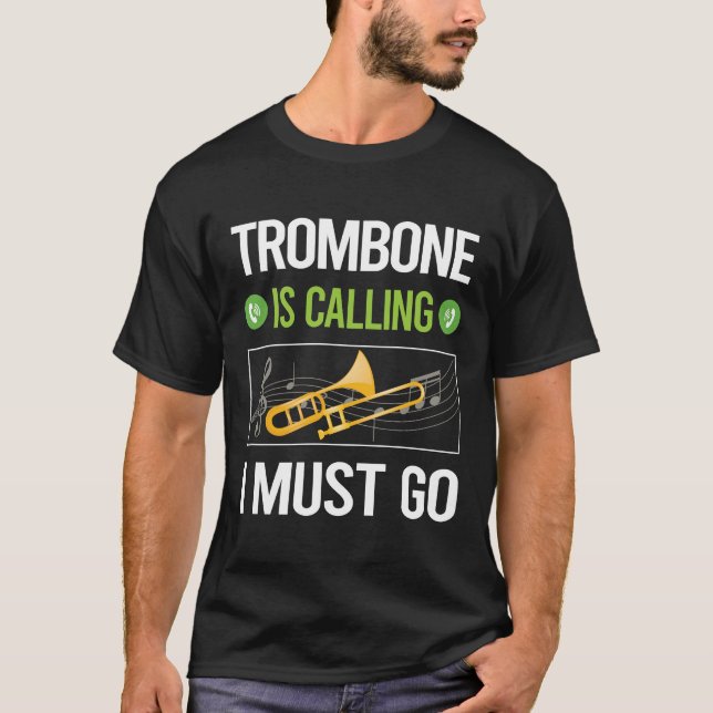 Camiseta Chama-se Trombonista Trombone (Frente)