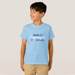 Camiseta Chamaco Engraçado Feito em El Salvador ditos em es