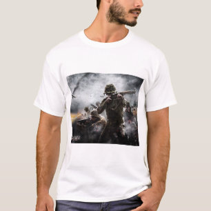Camiseta Chamada à Guerra: Mundo em Guerra Fuzileiros Navai