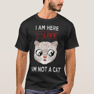 Camiseta Chamada de conferência engraçada Eu não sou um "Ca