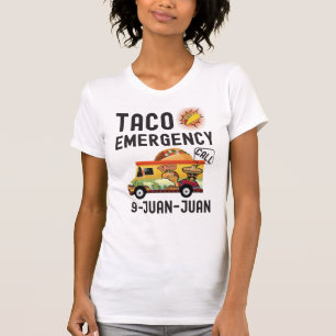 Camiseta Chamada de emergência 9 Juan do Taco Juan Cinco D