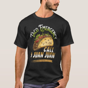 Camiseta Chamada de Emergência do Taco 9 Juan 911 Taco Mexi