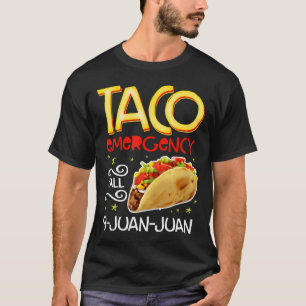 Camiseta Chamada de Emergência do Taco 9 Juan T shirt Cinco