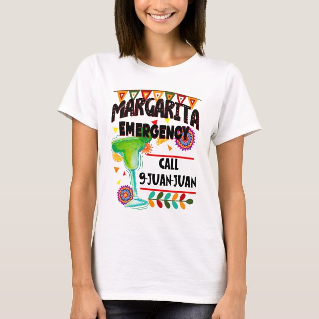 Camiseta Chamada de Emergência Margarita 9 Juan (Frente)