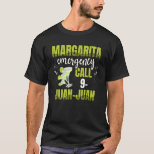 Camiseta Chamada De Emergência Margarita 9 Juan Para Um Mar