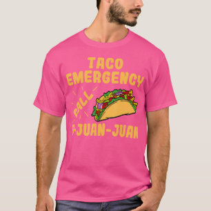 Camiseta Chamada de Emergência Taco 9 Juan Juan Taco Engraç