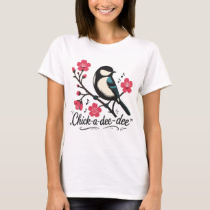 Camiseta Chamada de passarinho chick-a-dee-dee-dee
