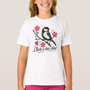 Camiseta Chamada de passarinho chick-a-dee-dee-dee
