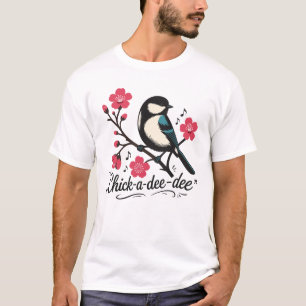 Camiseta Chamada de passarinho chick-a-dee-dee-dee
