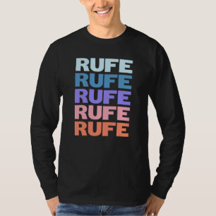Camiseta Chamada de Texto Repetido Moderno