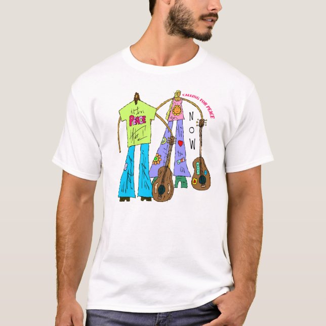 CAMISETA CHAMADA PARA A PAZ (Frente)