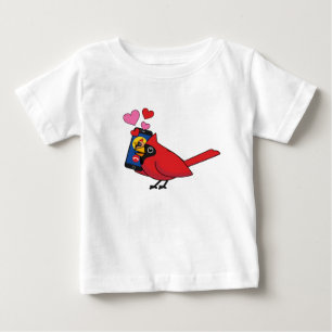 Camiseta Chamadas de Aluguer de Pássaro Cardeal