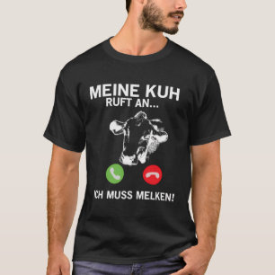 Camiseta Chamadas De Vaca Que Vou Para O Leite