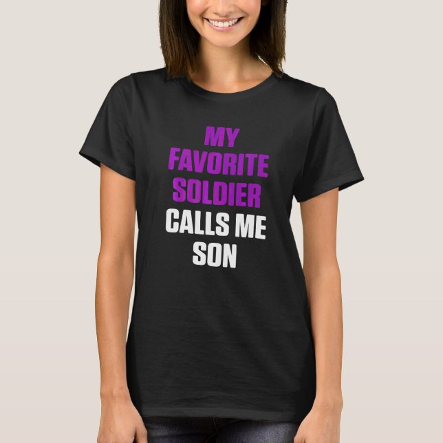 Camiseta Chamadas Roxosas Mês Infantil Militar 14 (Frente)
