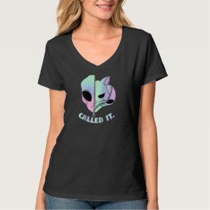 Camiseta Chamado De Alienígena Cat Extraterrestre Conspiraç