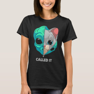Camiseta Chamado De Alienígena Gato Pastel Gótico Kitten As