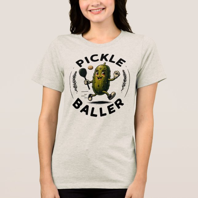Camiseta Chamador de picles de diversão Vintage (Frente)