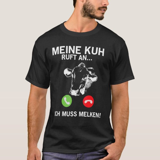 Camiseta Chamados de Vaca Eu Devo Ordenhar (Frente)