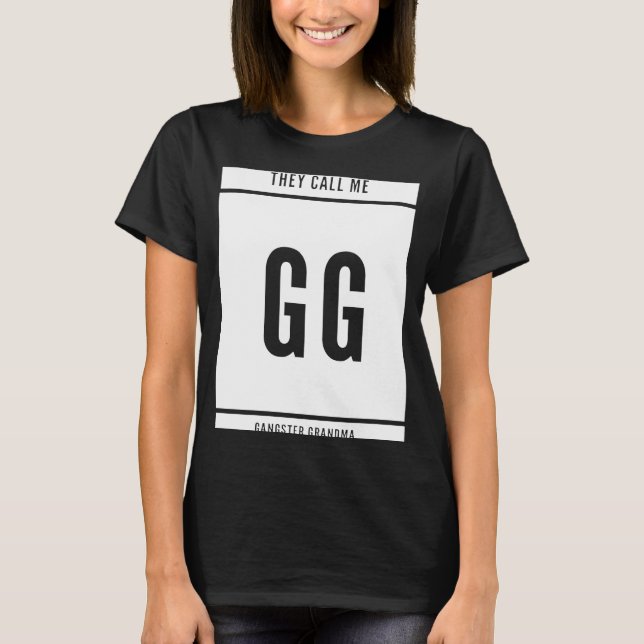 Camiseta Chamam-Me Gangster Vovó (Frente)