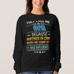 Camiseta Chamam-Me Opa Porque Parceiro Do Crime Padre D