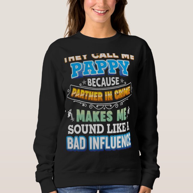 Camiseta Chamam-Me Pappy Porque Parceiro Do Crime Padre (Frente)