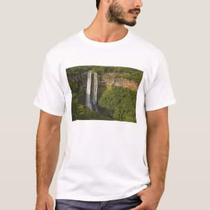 Camiseta Chamarel Waterfall-high na Maurícia, sobre