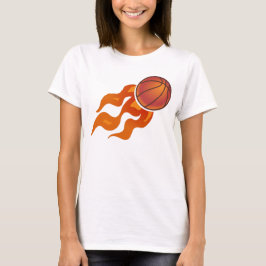 Camiseta Chamas de basquete