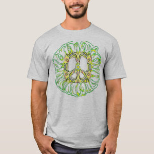 Camiseta Chamas de Paz Quadradas