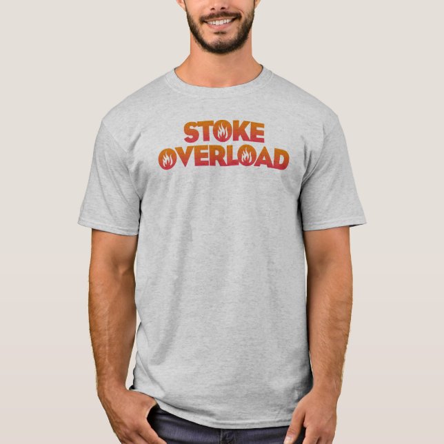 Camiseta Chamas de Sobrecarga de Stoke (Frente)
