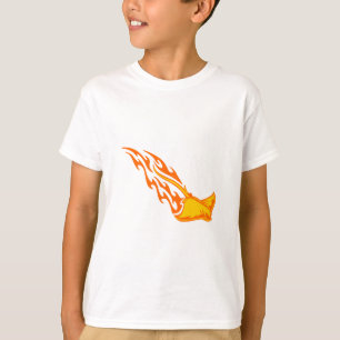 Camiseta Chamas do raio de Sting