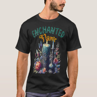Camiseta Chamas Encantadas: Velas Queimando