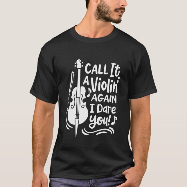 Camiseta Chame de Violino novamente Cello Player Cellist (Frente)