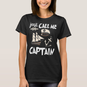 Camiseta Chame-me Capitão Boat Caprina Proprietários de Bar