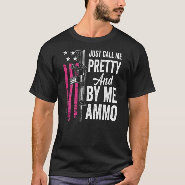 Camiseta Chame-Me De Bonito E Comprar, Senhoras Ar15 G (Frente)