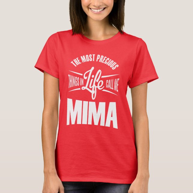 Camiseta Chame-me de Mima (Frente)