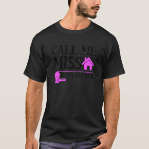 Camiseta Chame-Me Miss Homeproprietária Womens New House