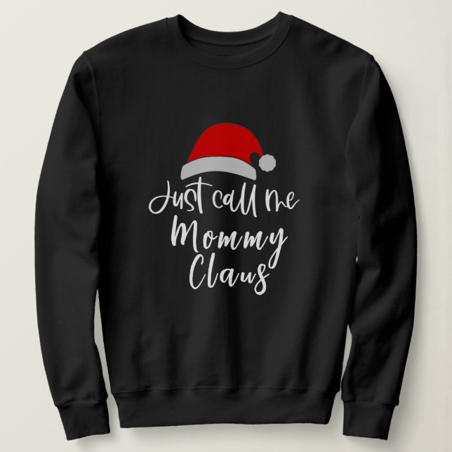 Camiseta Chame-me Papai Noel de Natal Personalizado (Frente do Design)
