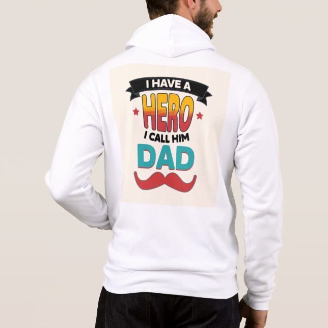 Camiseta Chame-O De Pai Hoodie (Verso)