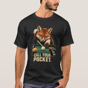 Camiseta Chame Seu Bolso Jogando Raposa de Sinuca