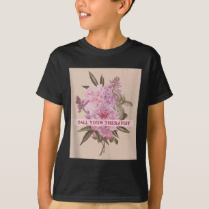 Camiseta Chame seu terapeuta Terapêutica Mental Saúde Menta