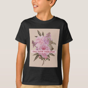 Camiseta Chame seu terapeuta Terapêutica Mental Saúde Menta