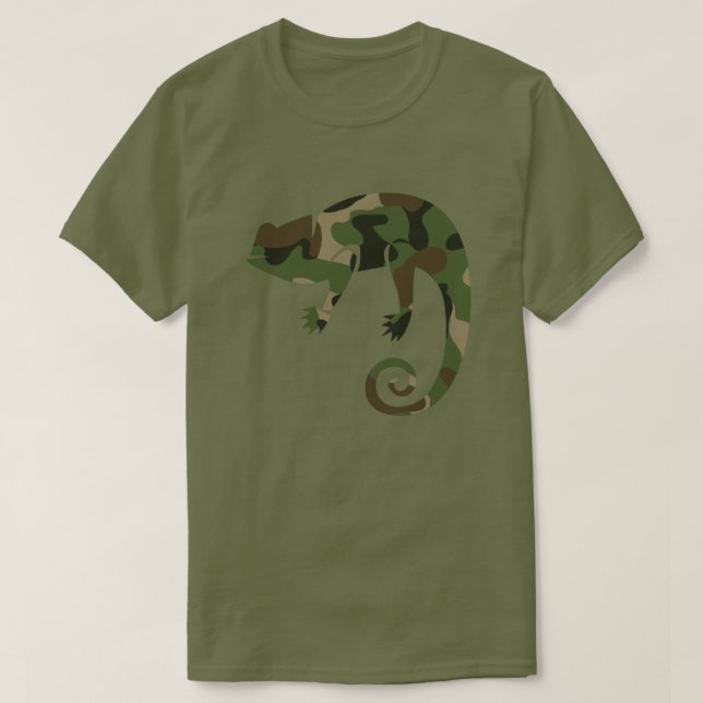 Camiseta Chameleon Camo (Frente do Design)