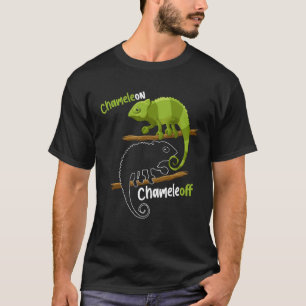 Camiseta Chameleon Chameleoff I réptil lagarto terrarium pe