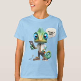 Camiseta Chameleon em uma gravata
