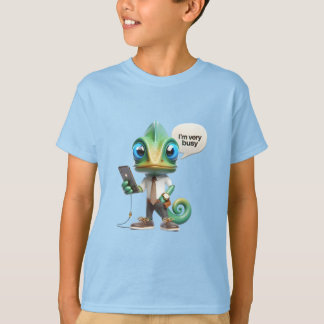 Camiseta Chameleon em uma gravata