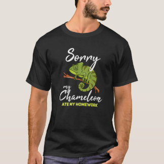 Camiseta Chameleon Gift Green Lizard Reptile